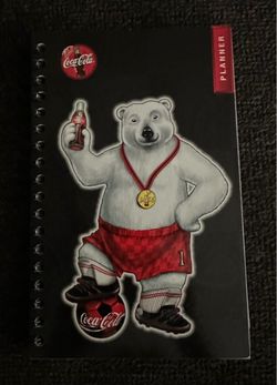 #64 Coca-Cola Polar Bear Spiral Planner