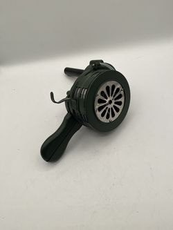 Handheld Manual Hand Crank Air Raid Siren Aluminum Alloy 110dB