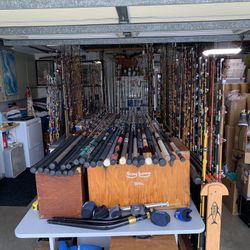 Tons Of Fishing Rods For Sale