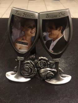 New Malden Stainless steel wedding picture frame