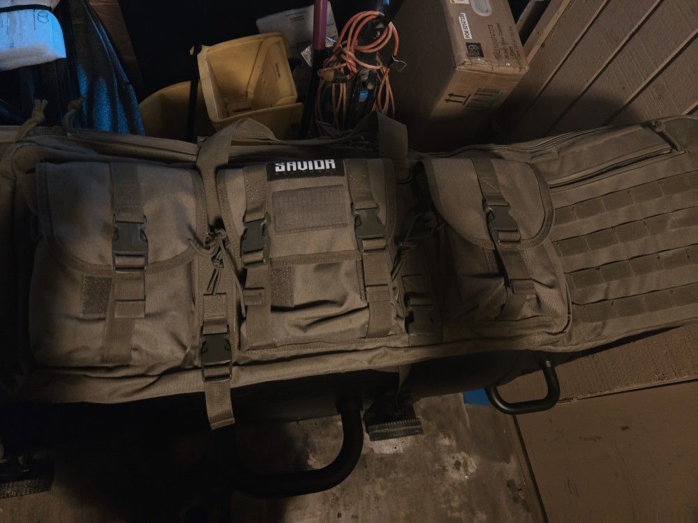 Savior Rifle Gun Bag With Backpack Straps