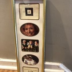 Gold Framed Picture Display