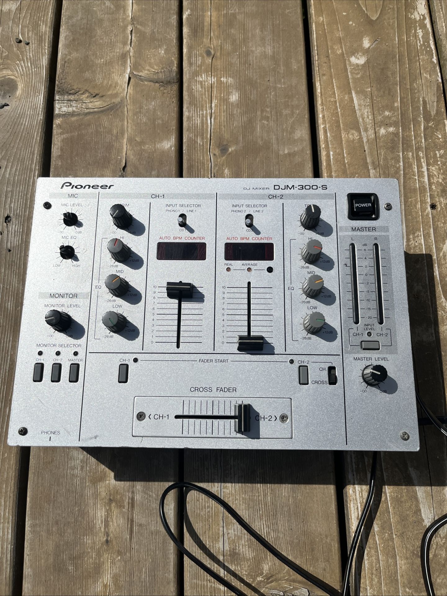 Pioneer DJ DJM-300 Silver 2-Channel Professional DJ Mixer Compact