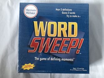 Word Sweep Game-Brand New!