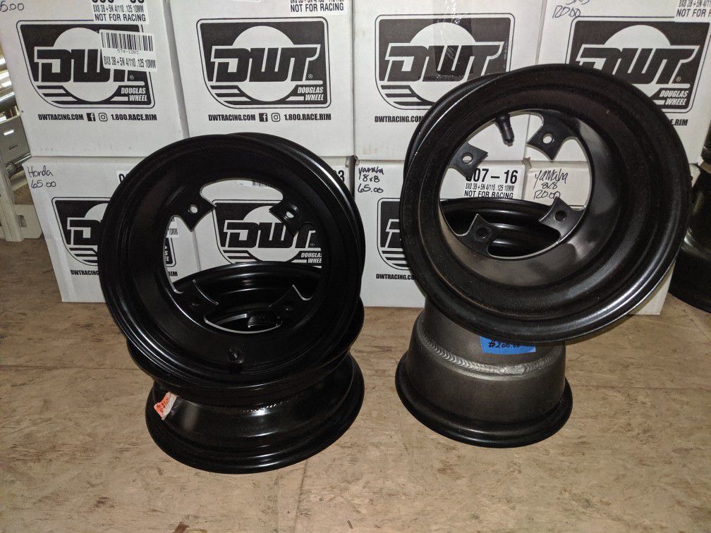 New DWT blue labels drag cut Yamaha wheels for sale