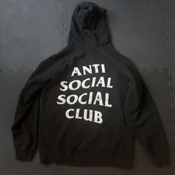 Anti Social Hoodie Size Medium Authentic 