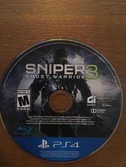 Sony PlayStation ps4 sniper3 ghost warrior