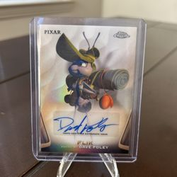Topps Chrome 2025 Disney Flik David Foley Authentic autographed