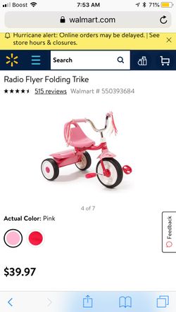 Toddler tricycle brand new