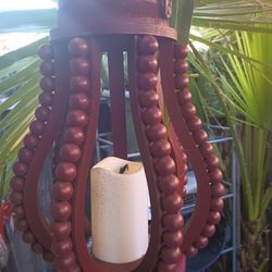 Shabby Chic Light-up Patio Lantern