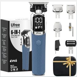 Professional Clippers/foil shaver/nose trimmer and more 6 n 1 set