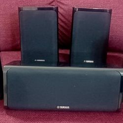 Yamaha NS-C40 / NS-B40 Receiver Speakers 5x100W 6 Ohm TESTED Quality Sound