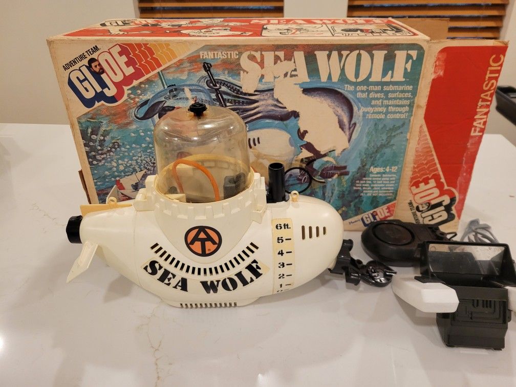 1975 GI Joe Sea Wolf with original box