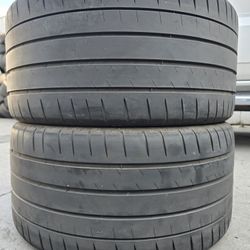 (2) 265 35 18 Michelin Tires 