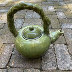 Large Green Teapot