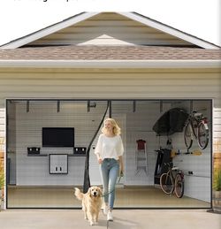 Magnetic Garage Screen Door