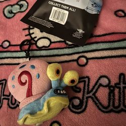 spongebob plush keychain.