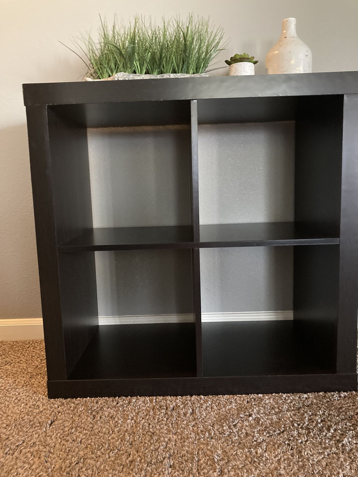 4 Cube Storage Organizer In Black