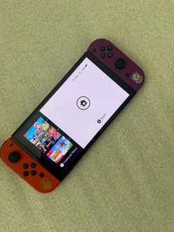Nintendo Switch oled pokemon scarlet and violet