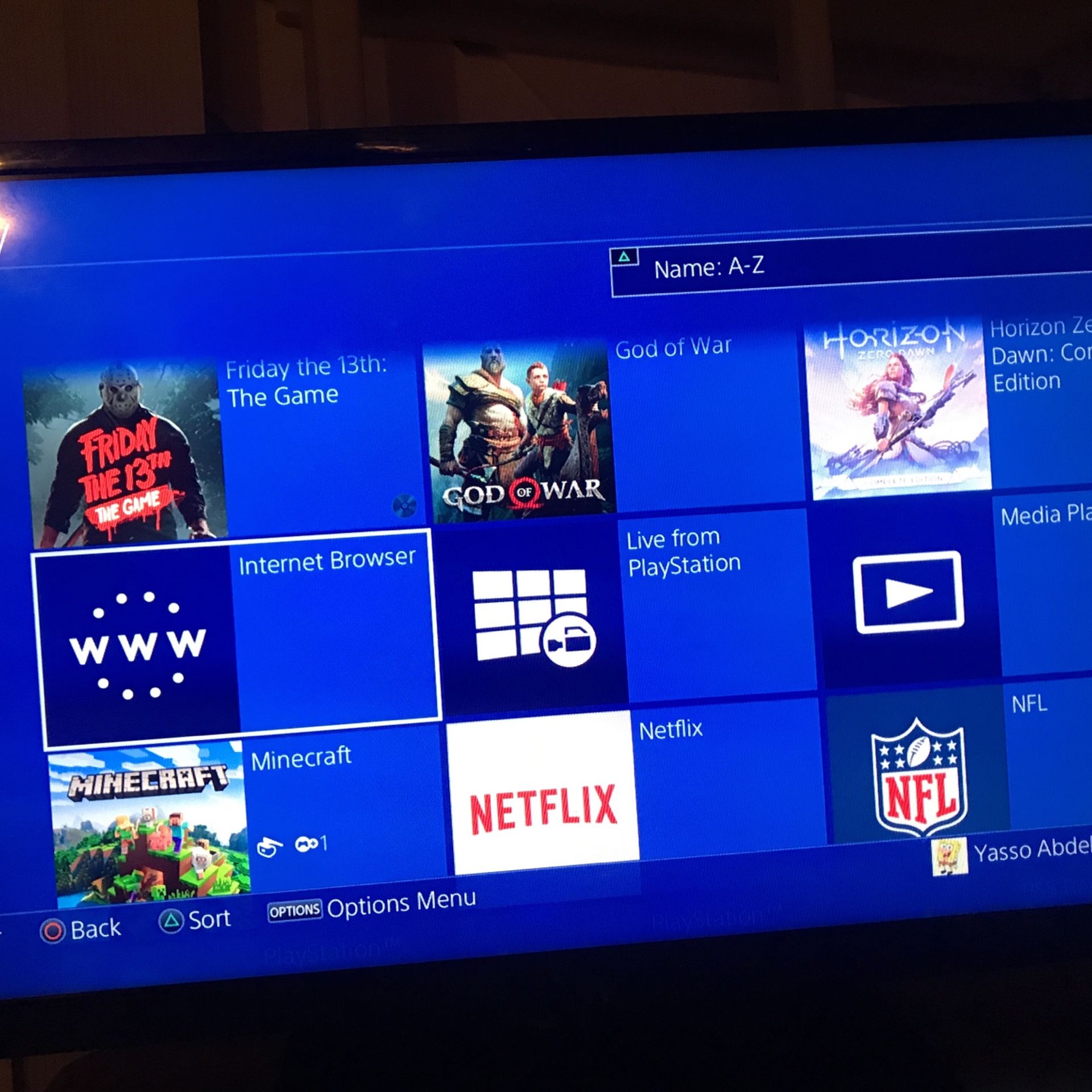 PS4 For Sale With Games Such As God Of War, Horizon Zero Dawn, And Minecraft