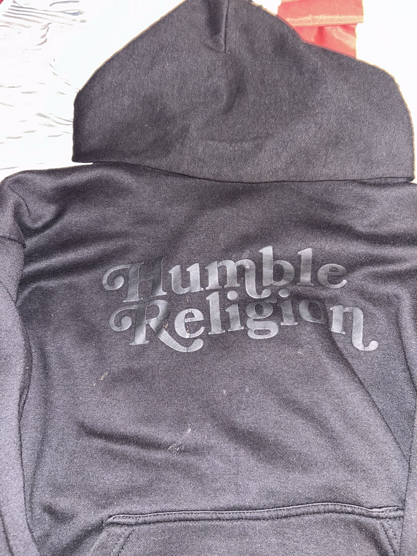 Black Sweater Hoodie Humble Religion