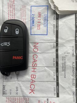 Dodge Charger Key Remote