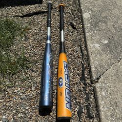 2 Youth Alloy Baseball Bats 