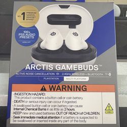 SteelSeries Arctis GameBuds Wireless ANC PS5 Multi-Platform Earbuds