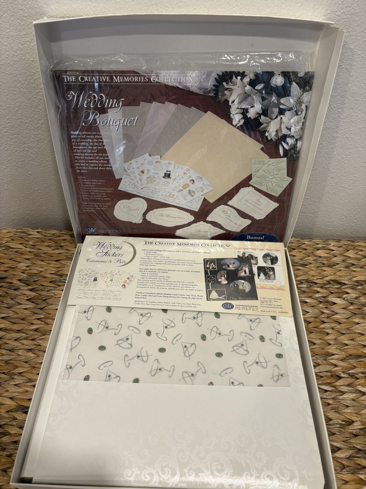 Brand New White Wedding Scrapbook Kit