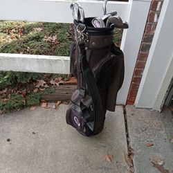 Player's Only Golf Bag With Golf Clubs 