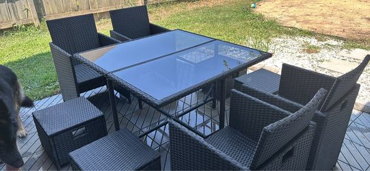 9 piece patio set