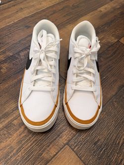 Men's Nike Court Legacy White Shoes 6.5
