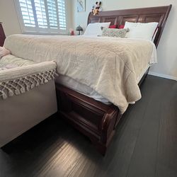 California King Mattress, Box Spring and Headboard/Footboard Set