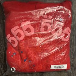 Sp5der Hoodie Red
