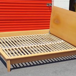 King Size Bed Frame, Solid Wood