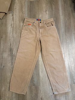 Beige Empire Corduroy Pants