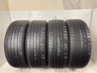 Set 4 tires 235 50 19 dunlop grandtrek touring no repairs