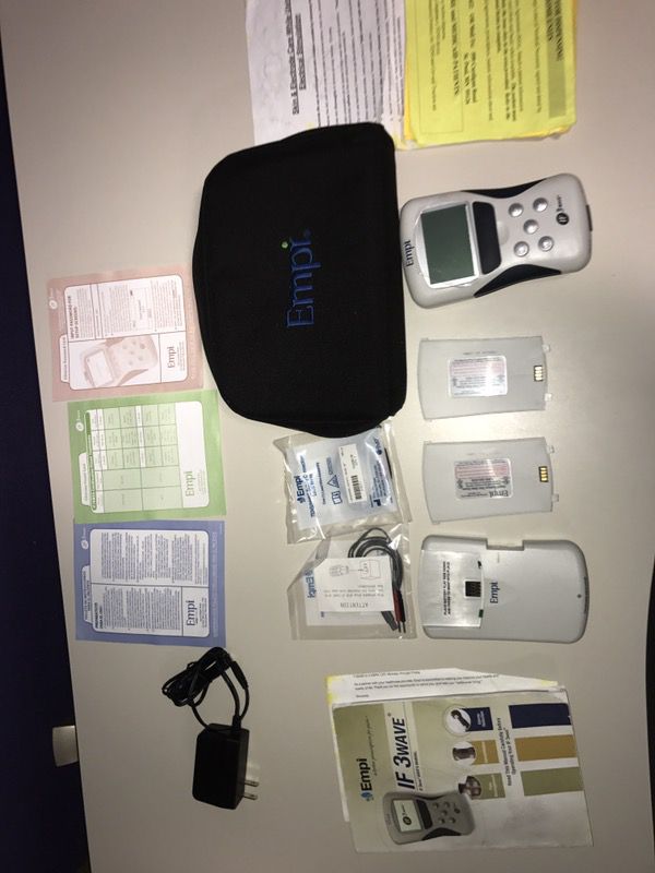 Empi IF 3wave tens unit with case and extras for Sale in West Warwick, RI -  OfferUp