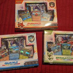 Pokemon Paldea Collection Box  New Factory Sealed
