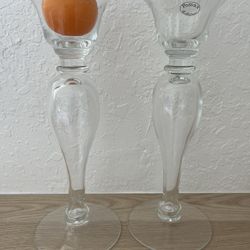 Set Of 2 Candle Holders Pomax Collection 