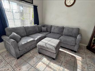 corduroy sectional sofa