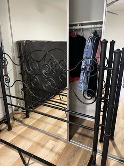 Wrought Iron Queen Bed Frame