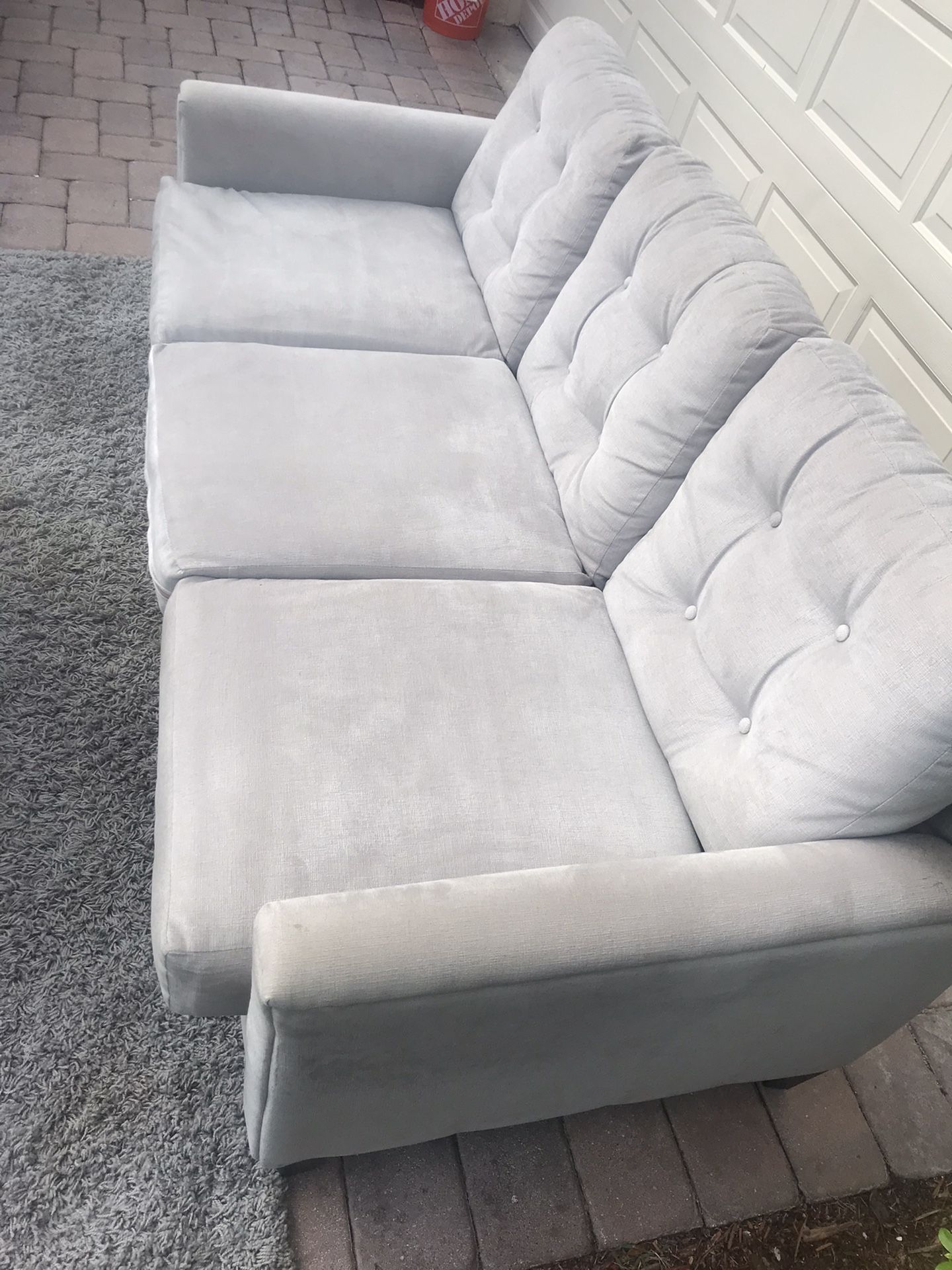 Gently Used Hughes Sofa Couch With Pillows For Sale With Free Local Delivery ๐ I