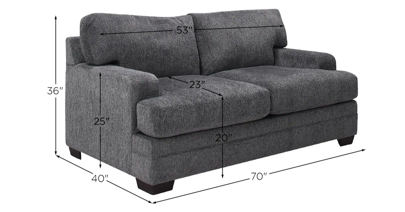 Almost New Oversized Love Seat