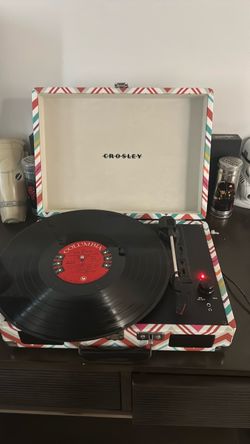 Portable Suitcase Record Player Turntable