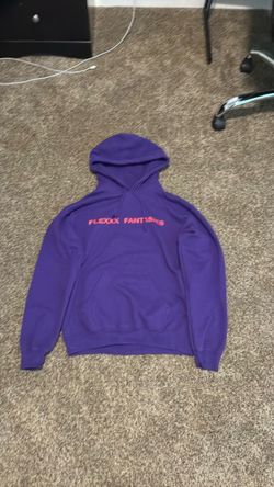 Flexxx Fantasies Purple Graphic Hoodie size small