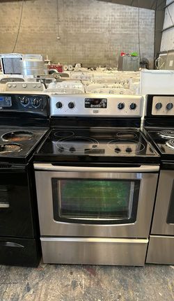 Maytag Stainless Electric Range - Sleek GlassTop