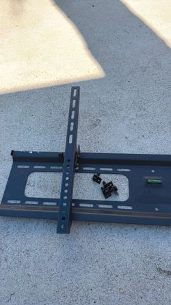 TV Wall Mount with Horizontal Post Installation Leveling for 45 to 65 inches TVs, Wood Studs Compatible, Black