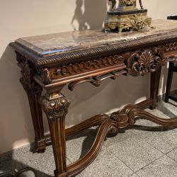 Wood & Marble table