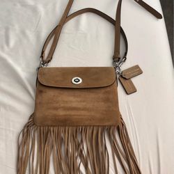 Authentic Coach The 1964 Fringe Bag Limited Re-Edition, 8 1/4"L x 6 1/4"H x 3/4"W